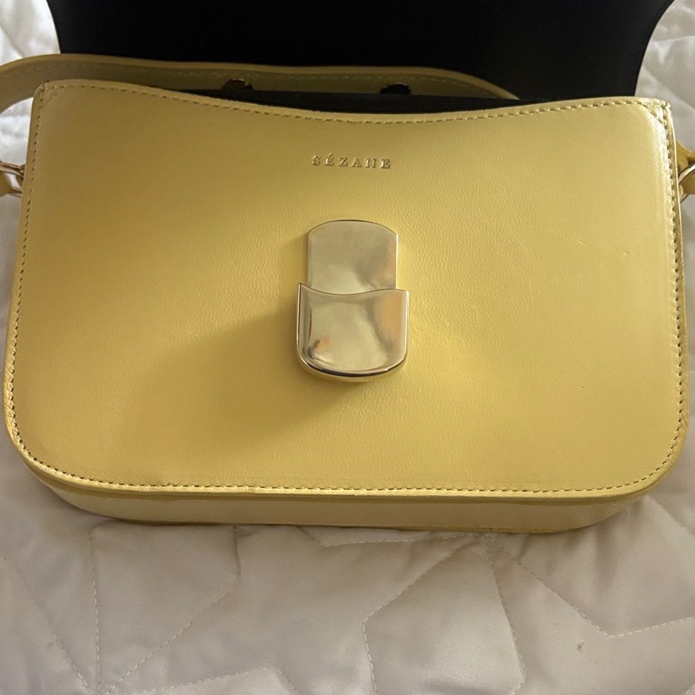 Sezane Butter Yellow Mini Milo - Picture 9 of 11
